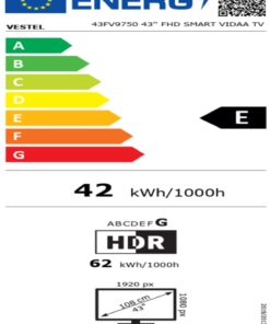 Vestel 43FV9750 43'' 108 Ekran Full HD Smart Vidaa TV - Görsel 15