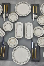 ers erbaşlar Good Food, Good Mood 20 Parça 6 Kişilik Kahvaltı Takımı, Seti - Görsel 7