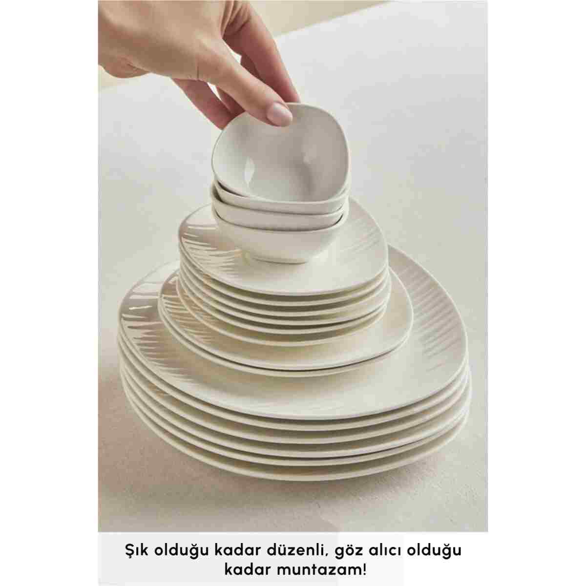 Karaca Oyster 26 Parça 6 Kişilik Kahvaltı Takımı - Görsel 7