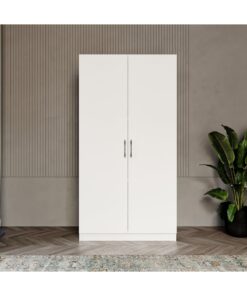 Mufi WooD %100 Mdf Iki Kapaklı Yüklük - Iki Kapaklı Dolap - Çok Amaçlı Gardrop - Görsel 2