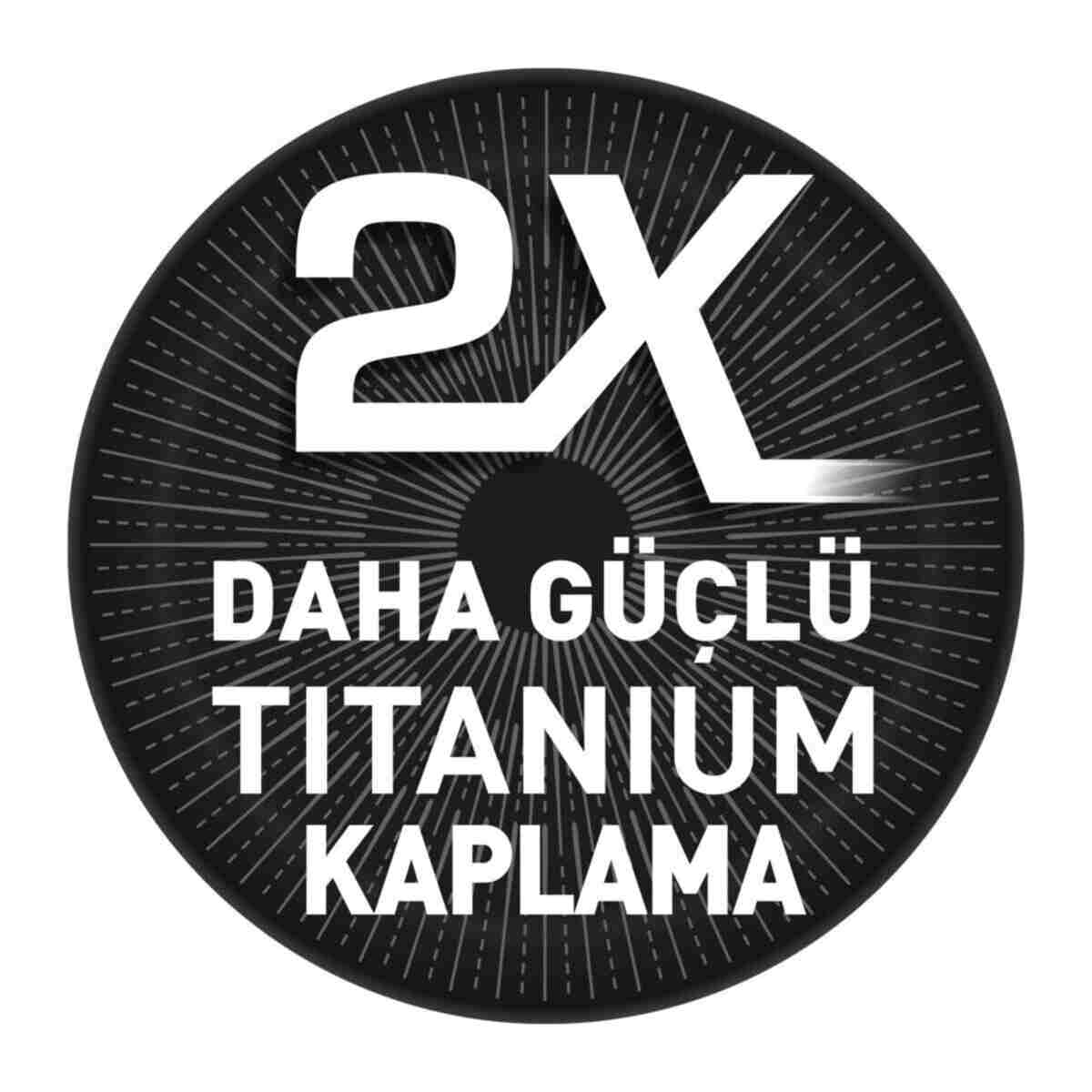 TEFAL C38471 Titanyum 2X XL Kısa Tencere 26 cm - Görsel 2