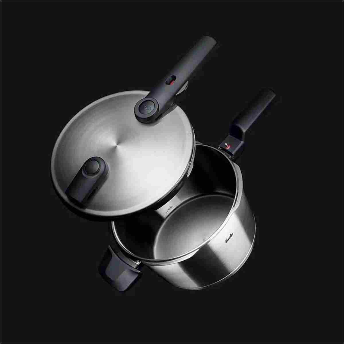 Fissler Vitaquick Premium Mat 8+4 Litre Düdüklü Tencere + Buharda Pişirme Aparatı - Görsel 4