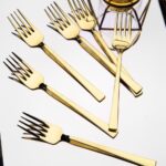 EMİNMUTFAK Eterno 6 Adet Titanyum Gold Tatlı Çatalı