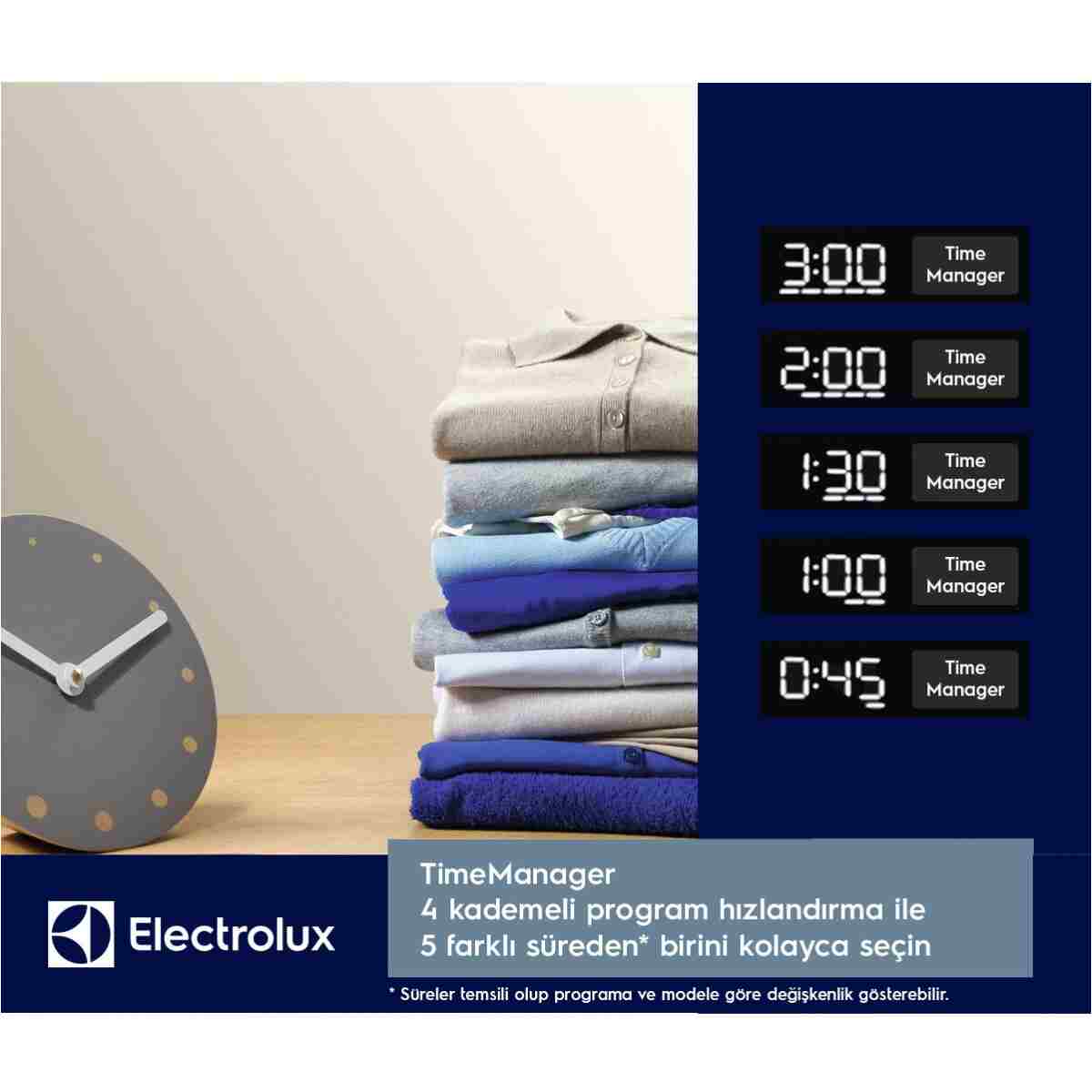 Electrolux EW6F9452T AI WashAssist 10,5kg 1400 Dev A Sınıfı FullWash45' Programlı Inverter Çamaşır Makinesi - Görsel 20