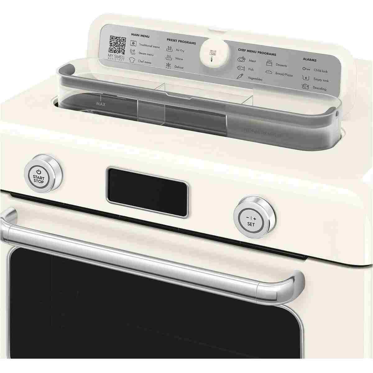 SMEG 50’s Style Krem Retro Buharlı Mini Fırın - Görsel 6