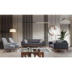 EDSY HOME Rupon 3+3+1+1 Koltuk Takımı Antrasit
