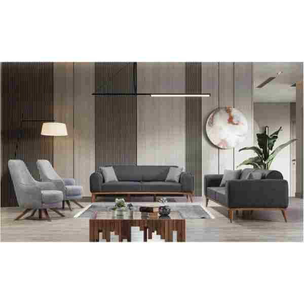 EDSY HOME Rupon 3+3+1+1 Koltuk Takımı Antrasit
