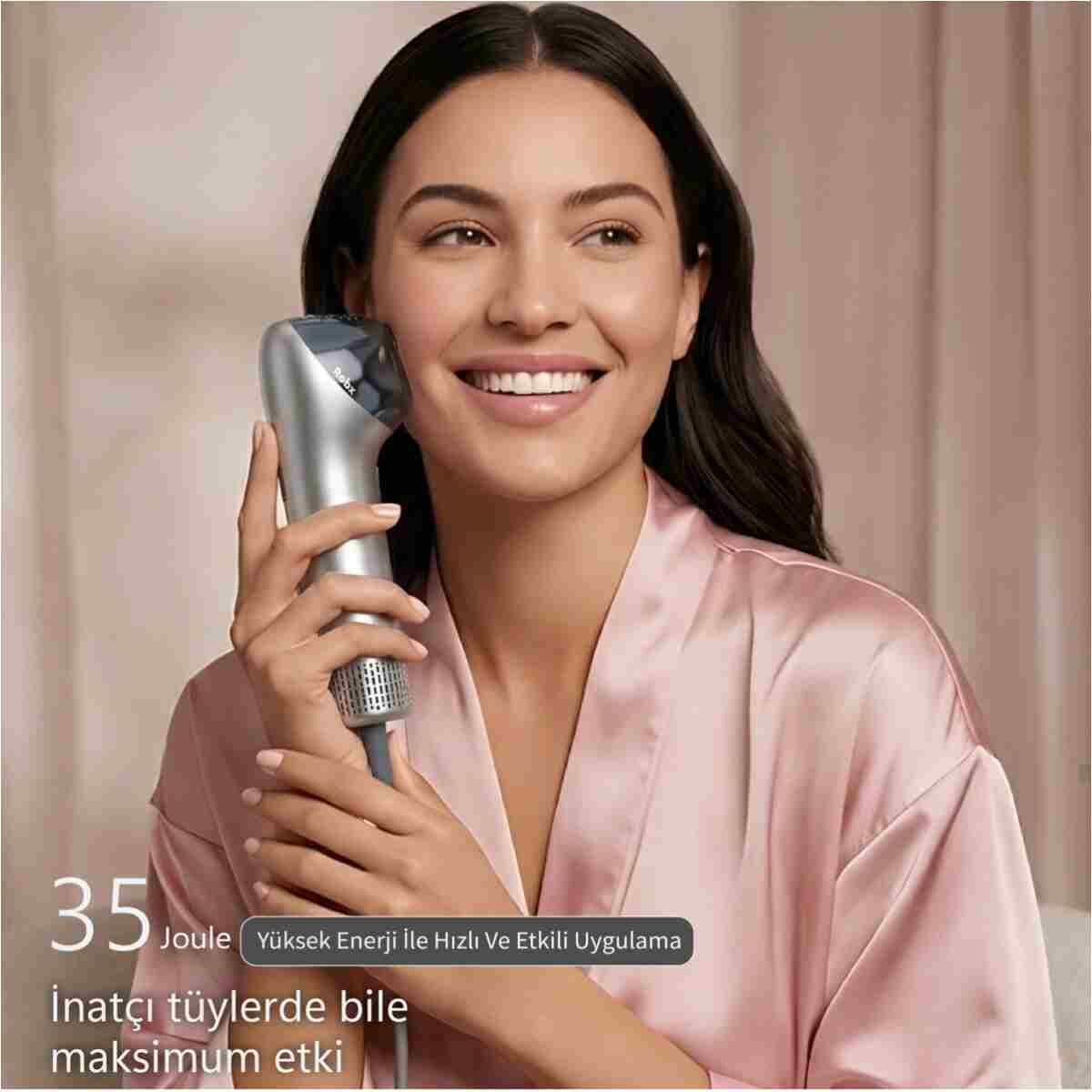 ROBX A2030 IPL YENİ Sapphire Sogutma 35 joule Ultra Güç -Acısız Etki- Çoklu Otomatik Seri Atım-Kadın-Erkek - Görsel 4