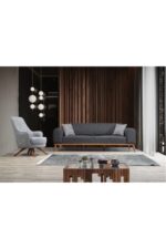 EDSY HOME Rupon 3+3+1+1 Koltuk Takımı Antrasit - Görsel 2