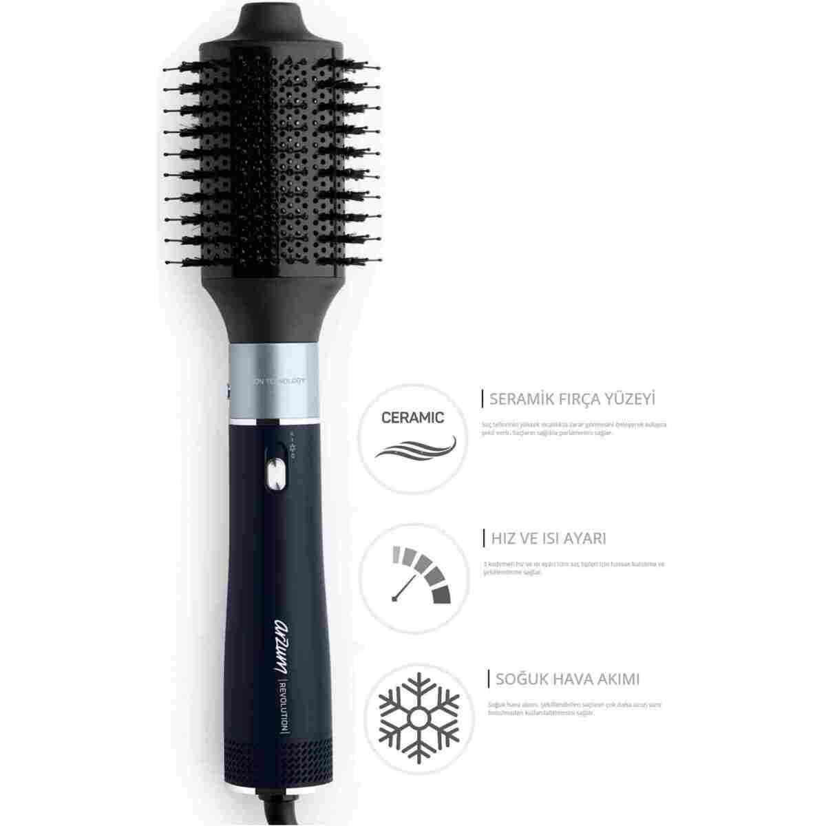 Arzum Revolution Hava Üflemeli 5'i 1 Arada Şekillendirici - AR5162 - Görsel 4