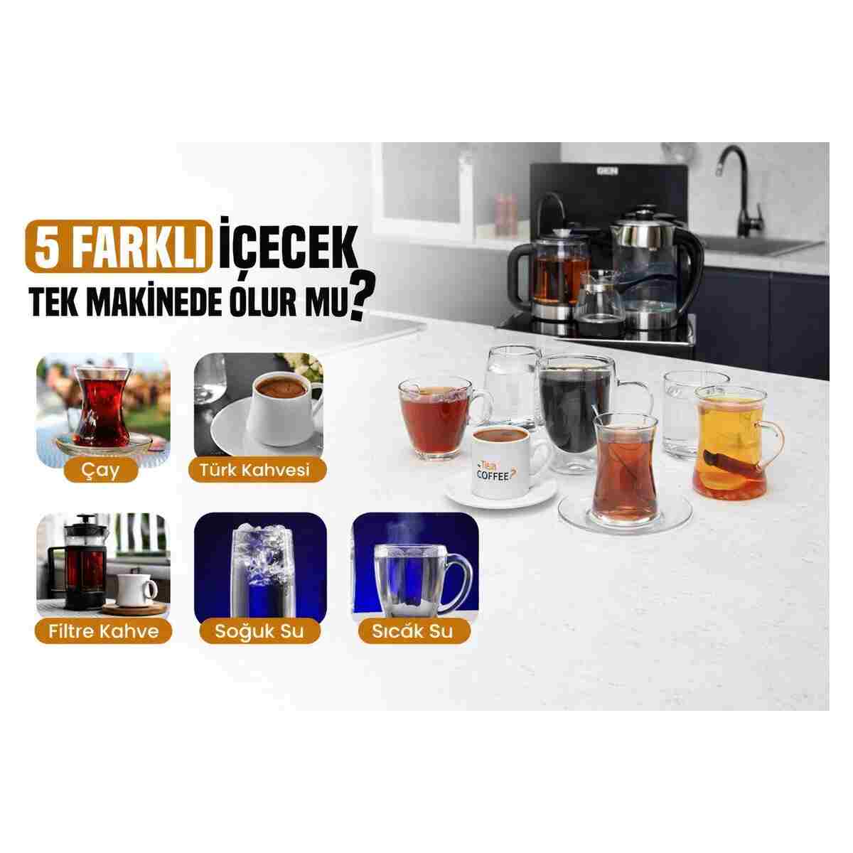 TEA OR COFFEE Su Sebili Çay Kahve Makinesi - Görsel 9