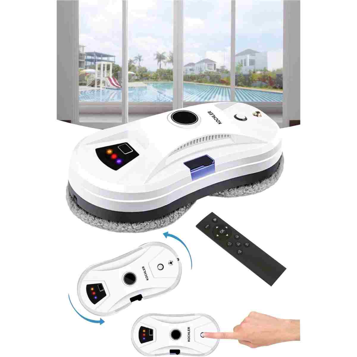 kochler Akıllı Cam Silme Robotu - Vakumlu Cam Silme - Cam Temizleme Robotu - Görsel 6
