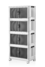 EVLE Katlanabilir Modüler Dolap 4 lü 54 cm x 31,7 cm x 127 cm - Görsel 2