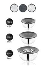 ACAR Karat 9 Parça Rendeli Karıştırma ve Saklama Kabı (16-20-24 cm) - Görsel 15