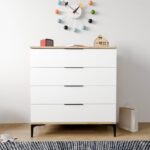 ALONEX HOME ADEN 4 ÇEKMECELİ BEYAZ ŞİFONYER