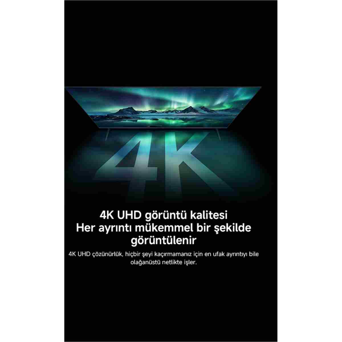 Xiaomi TV A Pro 65 2026 - 65" 165 4K Ultra HD QLED Google Smart 120Hz Game Boost Uydu Alıcılı TV - Görsel 8
