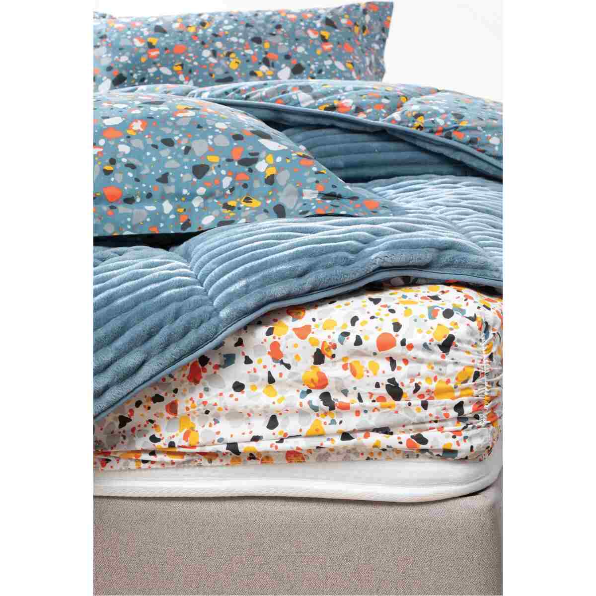 Yataş Terazzo Tek Kişilik Triola Uyku Seti - Indigo - Görsel 6