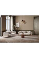 EDSY HOME Galata 3 3 Koltuk Takımı Krem - Görsel 2