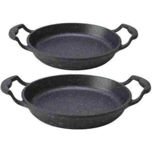 GRANİT METAL Döküm Granit Sahan 18 cm + 22 cm 2li Set
