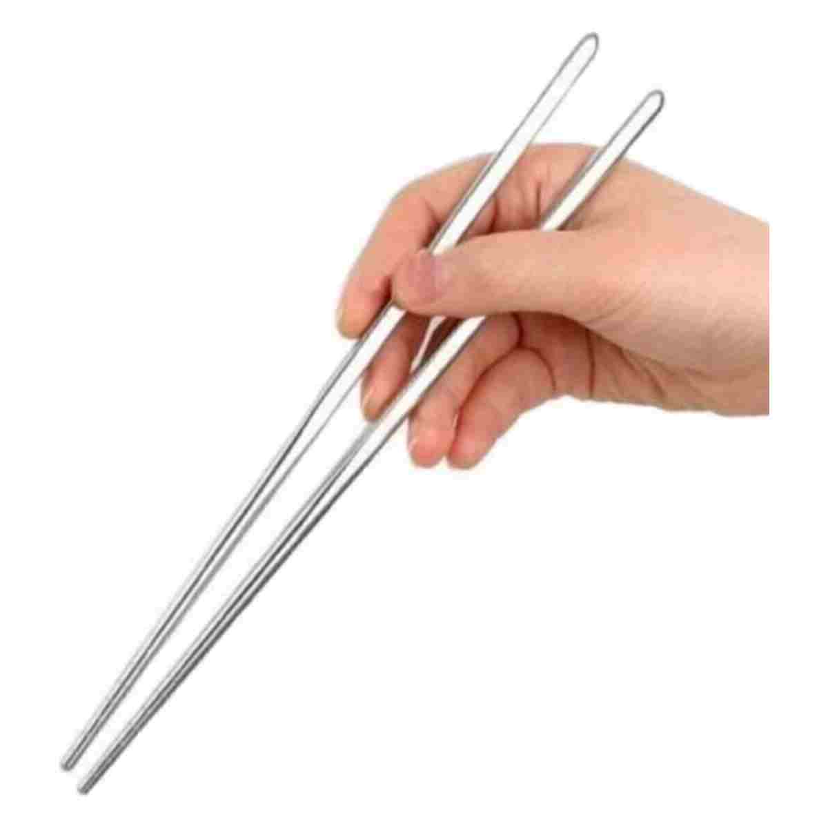 EREN GROUP 5'li Paslanmaz Çelik Metal Chopstick - Görsel 2