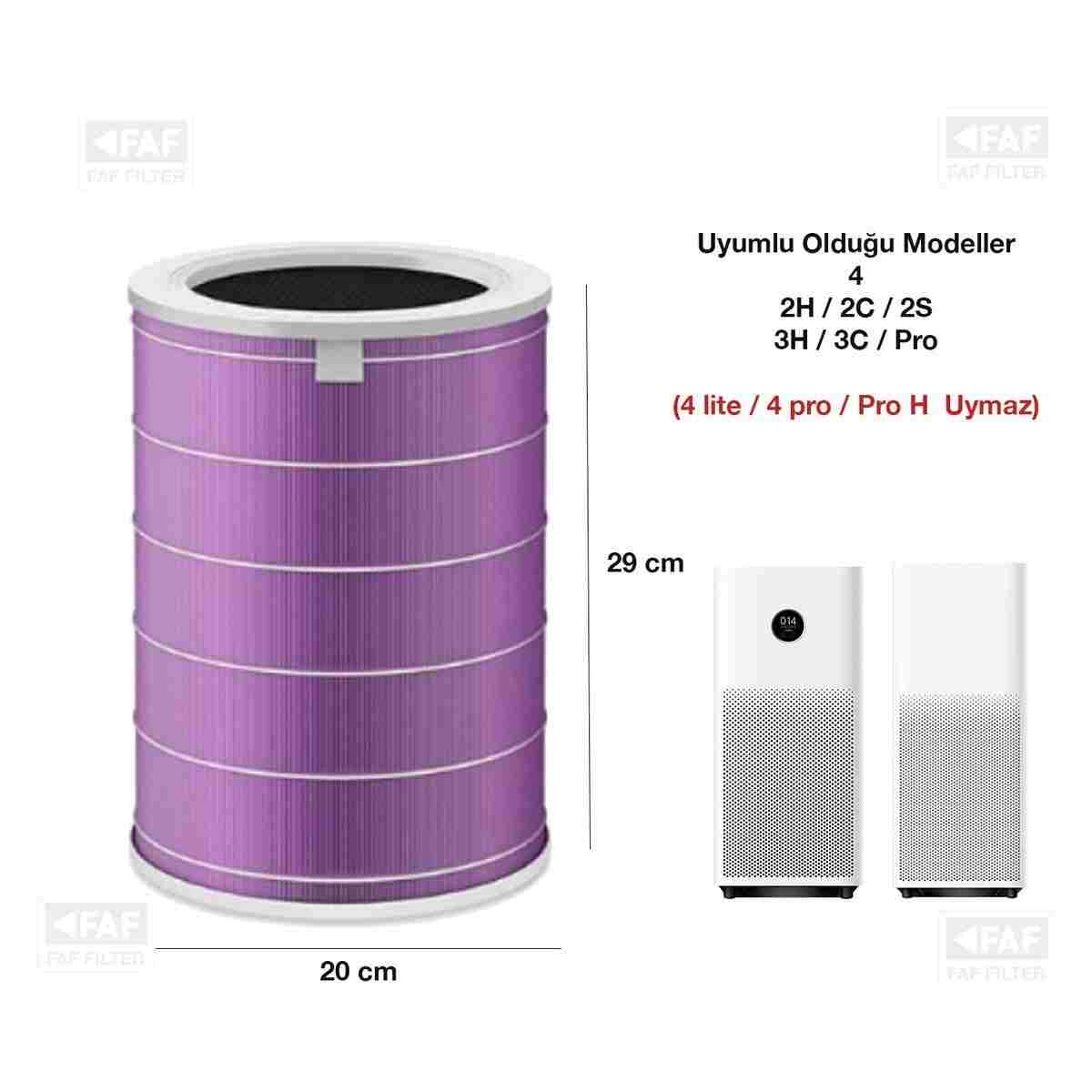 Xiaomi Pro Mi Air Purifier Pro Filtre Mor Antibakteriyel - Görsel 4