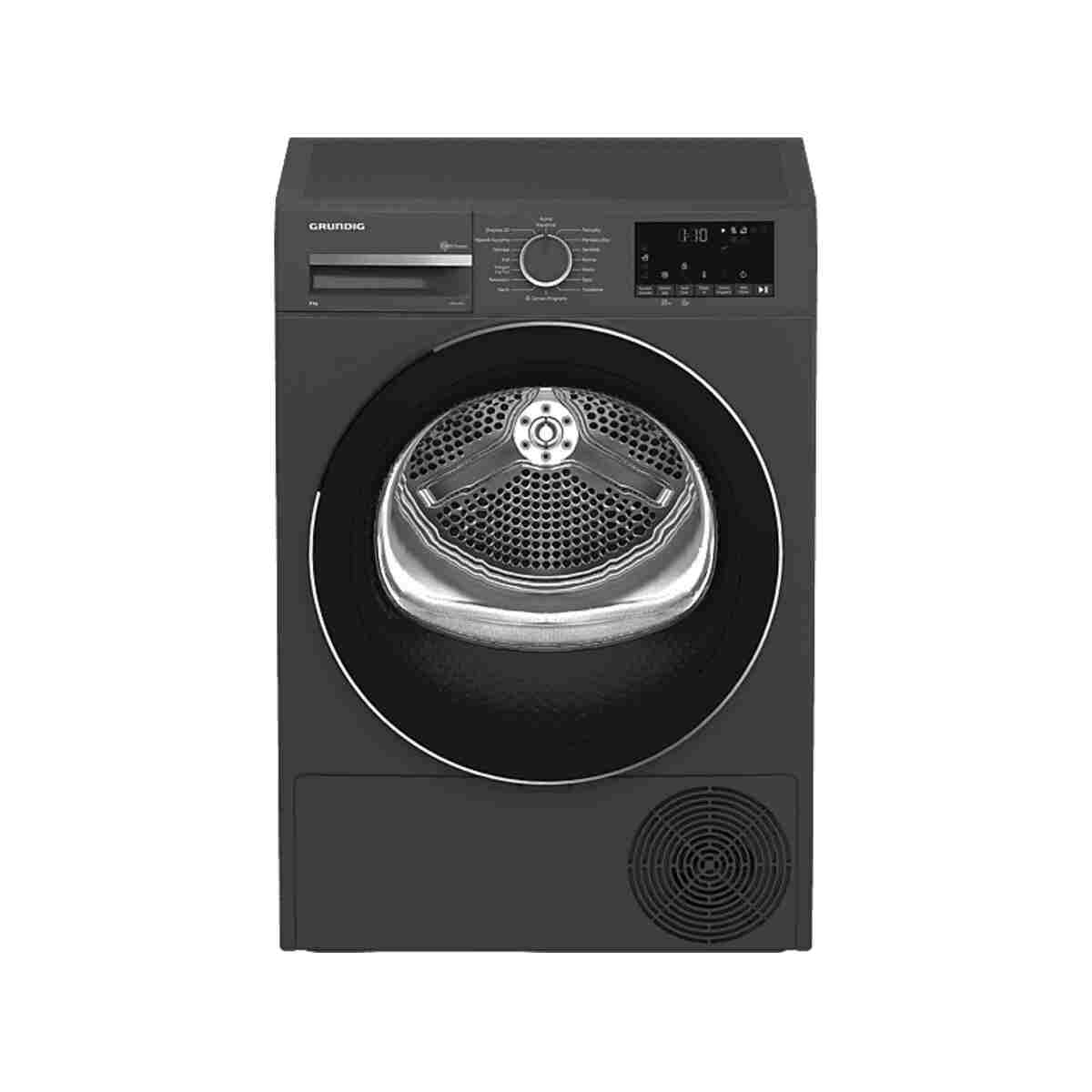 Grundig GPDH 9645 E Enerji Sınıfı 9kg Isı Pompalı Kurutma Makinesi Koyu Gri - Görsel 9