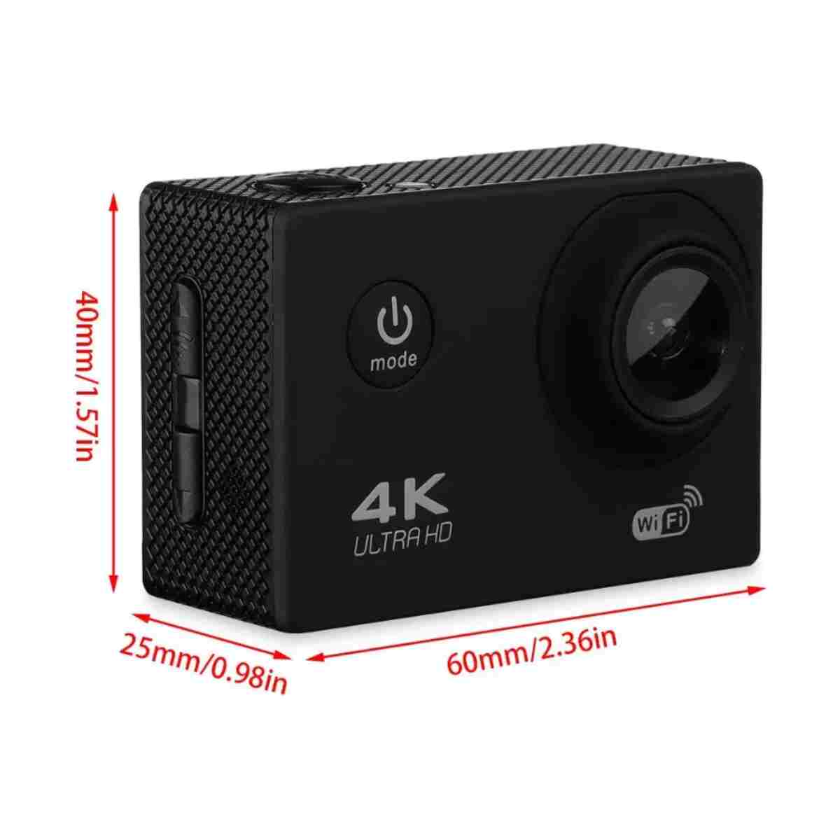 qasul Profesyonel Çok Fonksiyonlu Ultra 4K 1080P WiFi Kamera DV Spor Kamera Mini Akıllı Sualtı Kamera - Görsel 4