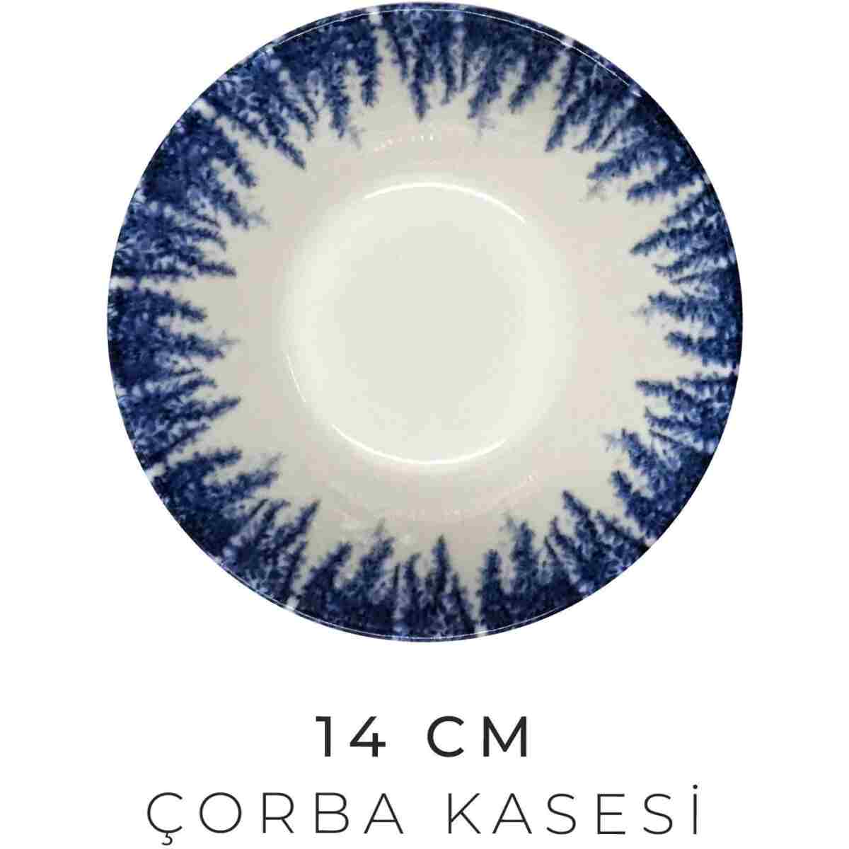 Kitchen Life 12 Parça 4 Kişilik StarBurst New Bone Porselen Yemek Takımı - Yemek Seti - Görsel 8