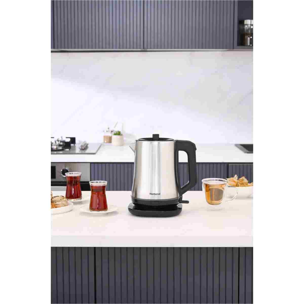 HOMEND Royaltea Elegant 1777H Inox Çay Makinesi - Görsel 9