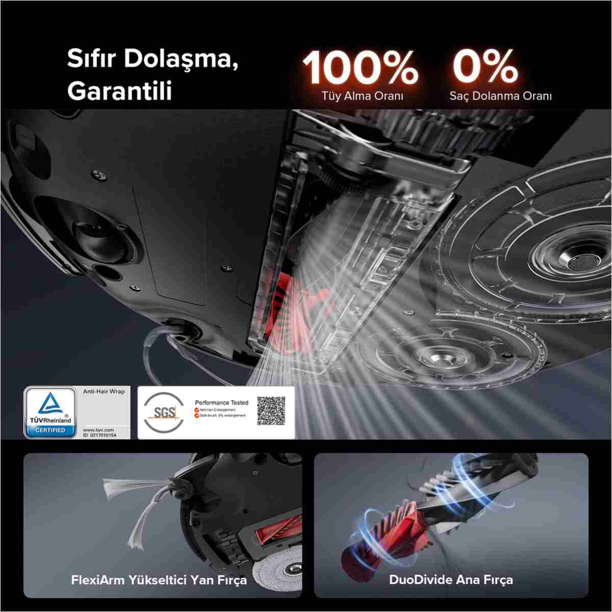 Roborock Saros 10R Akıllı Robot Süpürge - Görsel 4