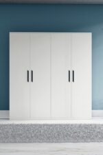 Metalia 4 Kapılı Beyaz Gardrop Dolap Gm 050 - Görsel 2