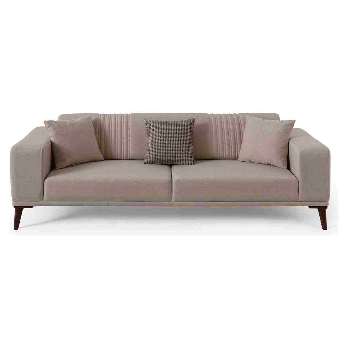 EDSY HOME Regnar 3+3+1+1 Koltuk Takımı Krem - Görsel 8
