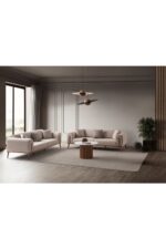 EDSY HOME Riva 3+3 Koltuk Takımı Sütlü Kahve - Görsel 2