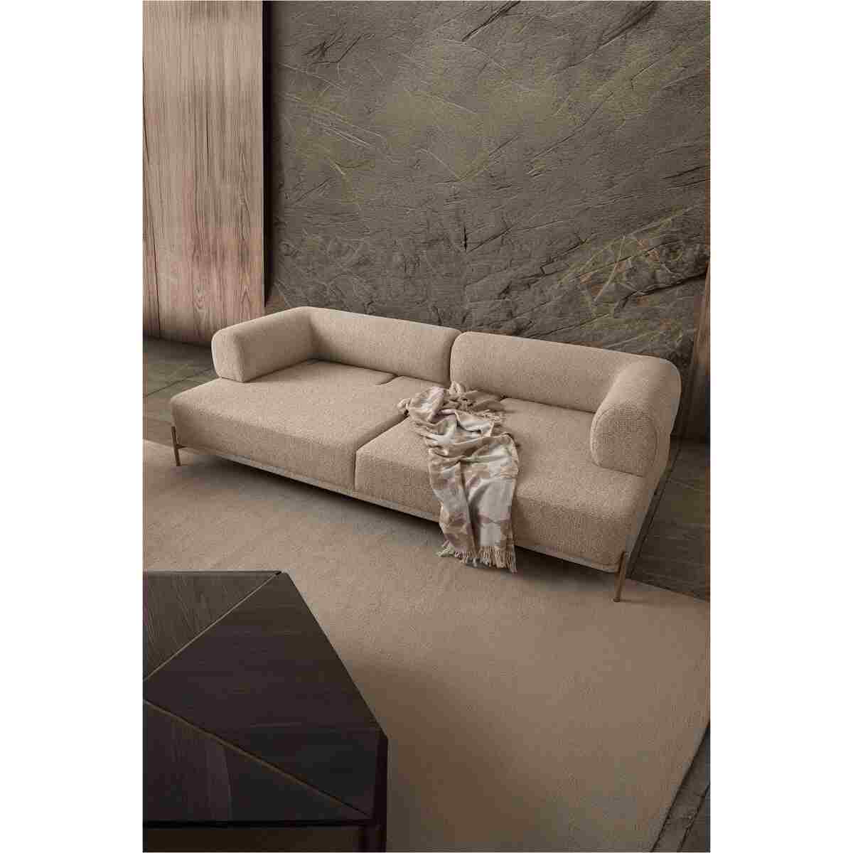 indes home Mokka 3+3+1 Koltuk Takımı Krem Renk - Görsel 13