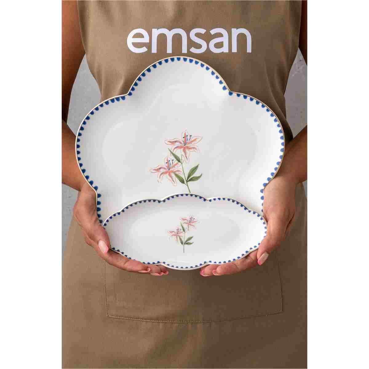 Emsan Lilium Porselen 32 Parça 6 Kişilik Kahvaltı / Servis Takımı - Görsel 15