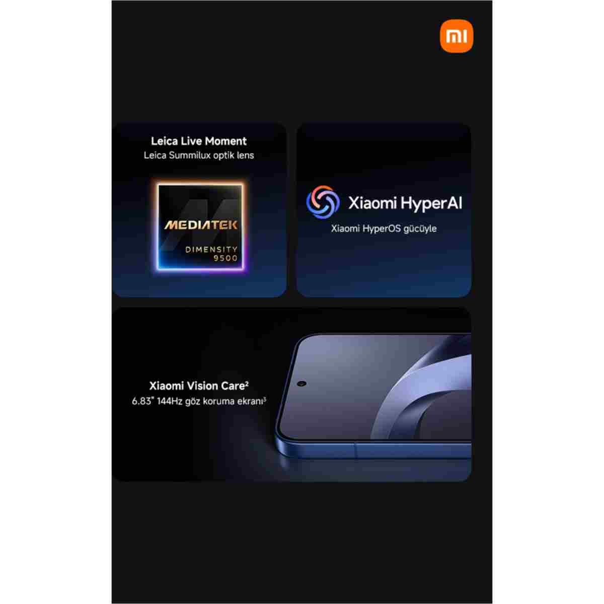 17T Pro 12G+512G Siyah (Xiaomi Türkiye Garantili) - Görsel 5