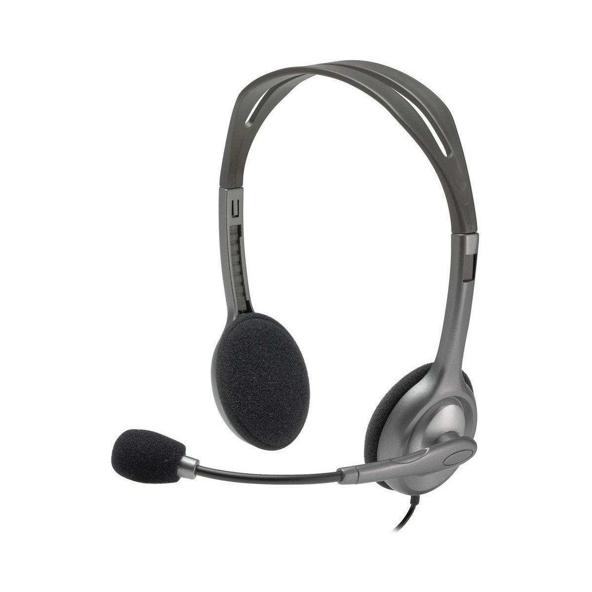 Logitech H111 Kablolu Stereo Kulaklık - Gri