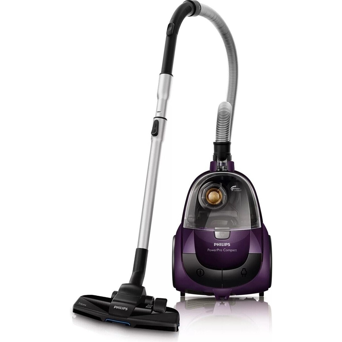 Philips PowerPro Compact FC9323/07 Toz Torbasız Elektrikli Süpürge – Güçlü Emiş, Kompakt ve Hafif Tasarım
