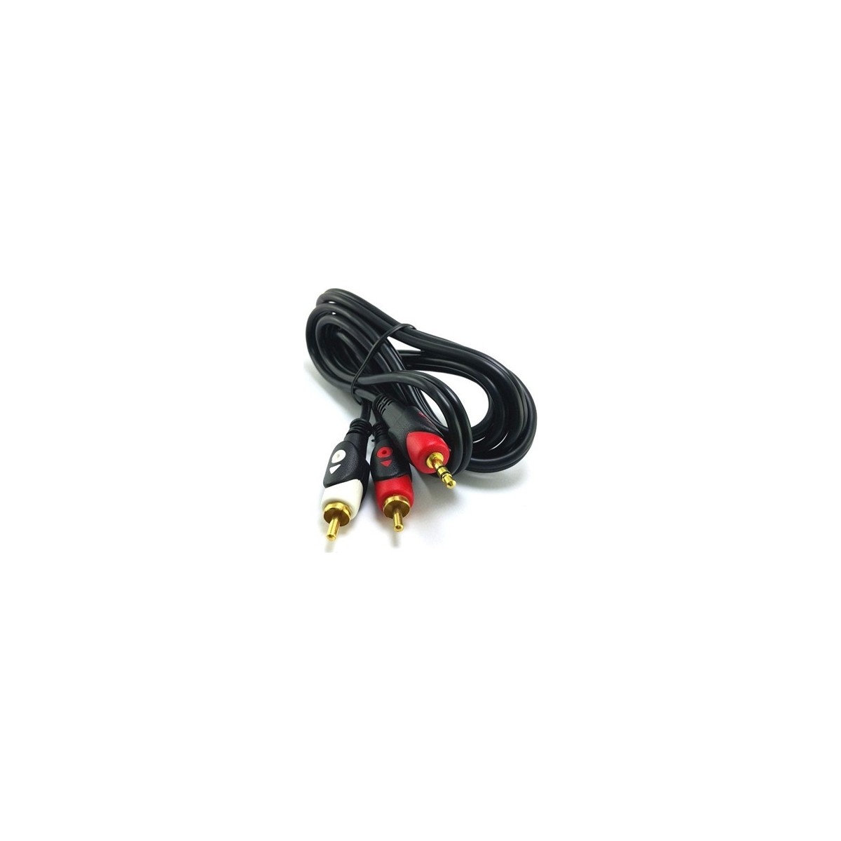 Ata Elektronik 2Rca 3,5Mm 1.5 Metre Stereo Kablo Gold