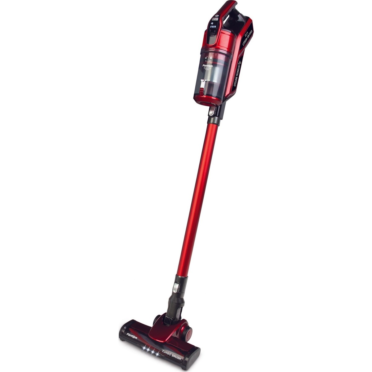 Fantom Quantum P2049 Dikey Şarjlı Süpürge - Kırmızı