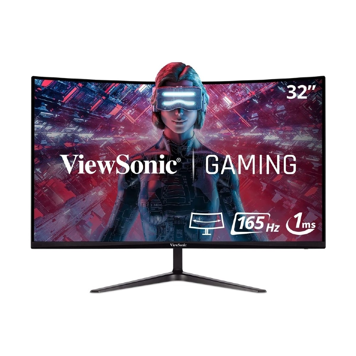 Viewsonic VX3218-PC-MHD 32 inç 165Hz Kavisli FHD Oyuncu Monitörü VA Panel 1920 x 1080 Çözünürlük