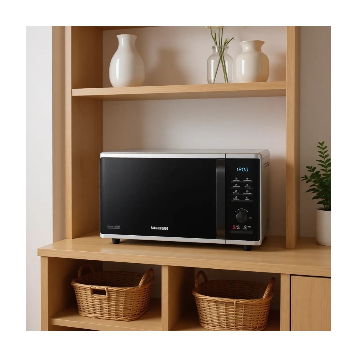 Samsung MS23K3515AS Gri 23 Lt Mikrodalga Fırın