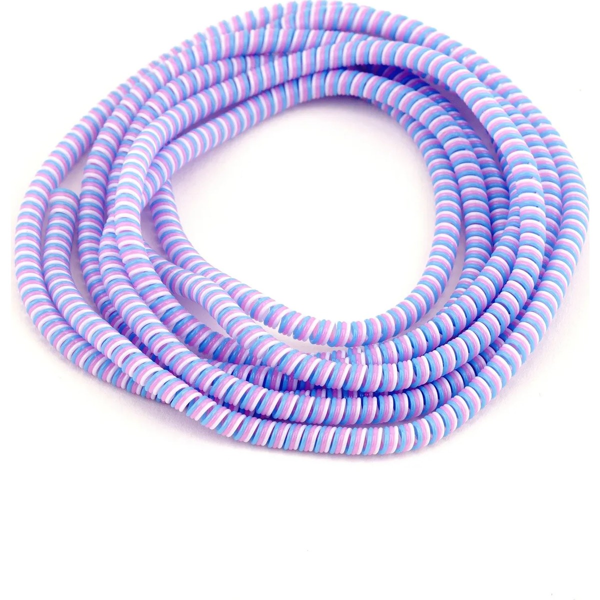 Spelt Eflatun Kablo Kordon Koruyucu Spiral Sarma Kılıf Type-C Bağlantı Tipi Uzunluk 140 cm Yüksek Veri Transfer Hızı