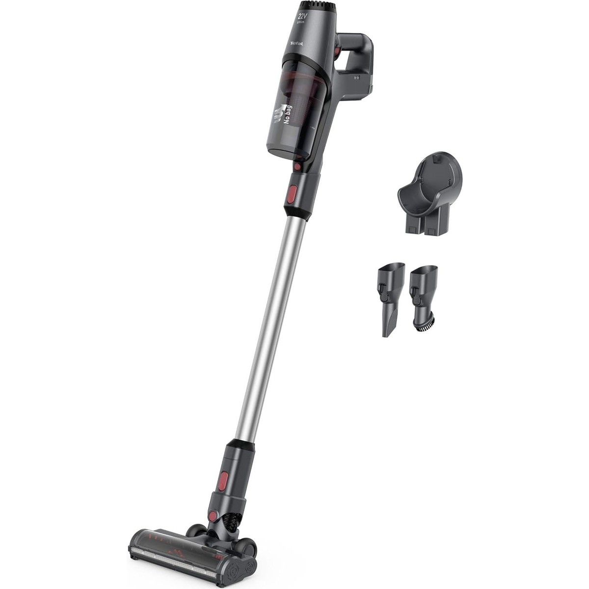 TEFAL X-PERT 3.60 Kablosuz Dikey Şarjlı Süpürge 10.8 V Turbo Başlık ile Açık Turuncu Renk