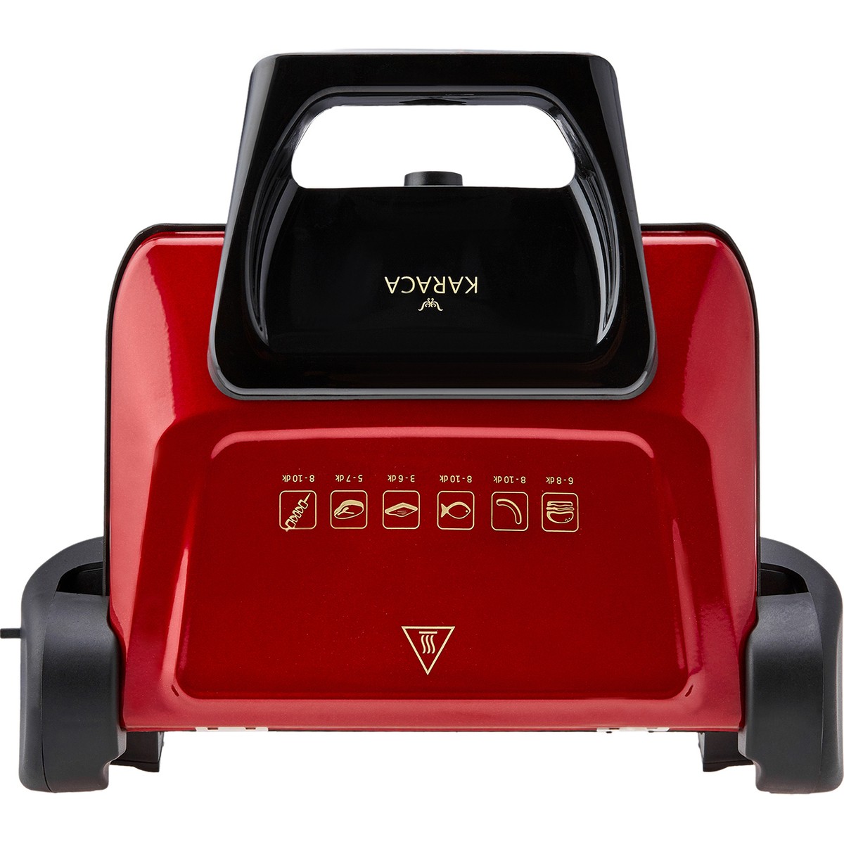 Karaca Future Plus Bio Diamond Antibakteriyel Izgara ve Tost Makinesi Rouge Red