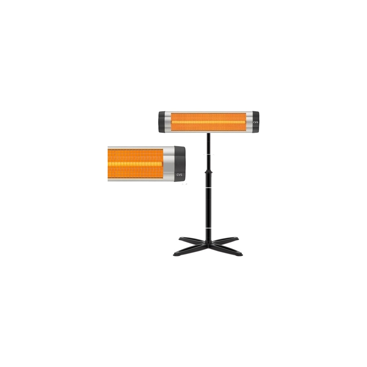 Cvs Cvs Orıon Silver Infrared Isıtıcı Elektrikli Soba 2500 Watt Ayak Dahil