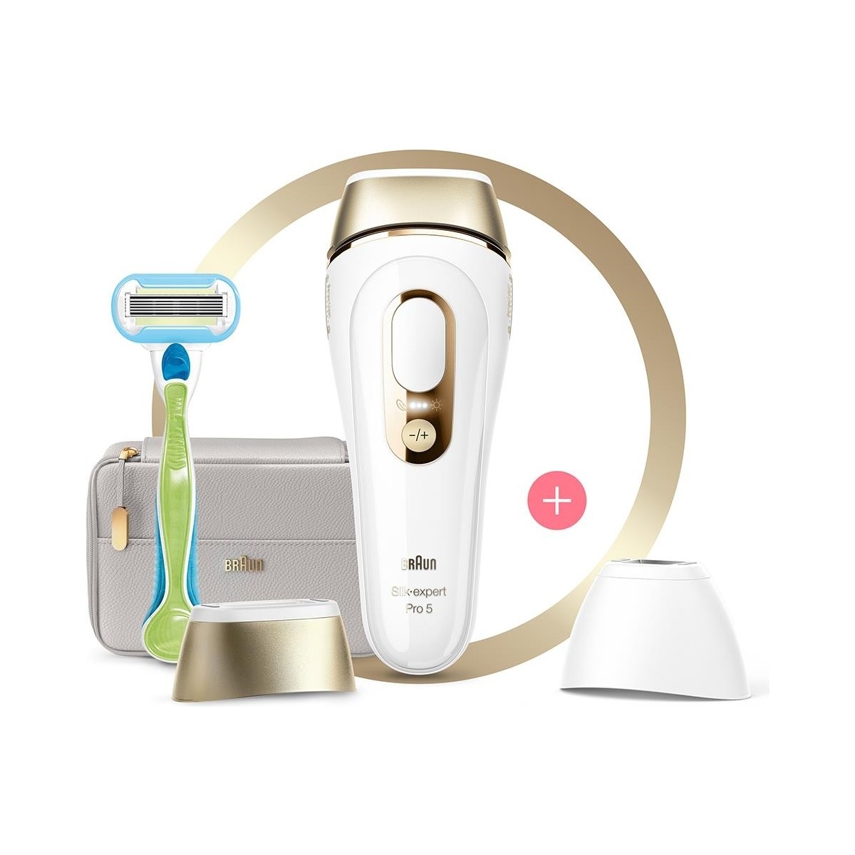 Braun Silk Expert Pro 5 PL5154 400.000 Atımlı Beyaz IPL Cihazı Cilt Temas Sensörü ile