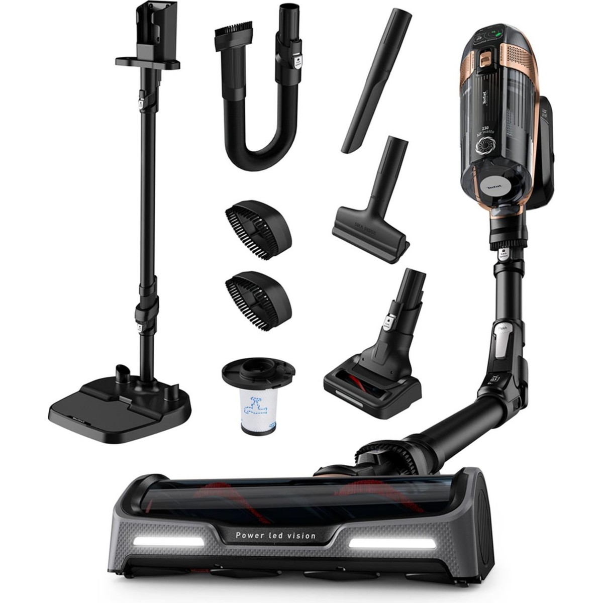 TEFAL X-FORCE 15.60 ANIMAL TY99F1 Dikey Şarjlı Süpürge 32.4 V Turbo Başlık Ve Hepa Filtre Özellikleriyle