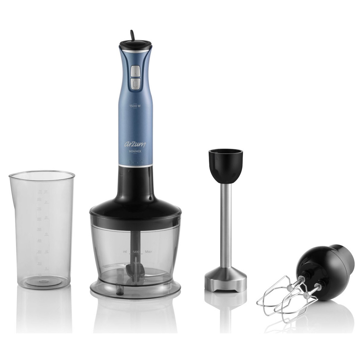 Arzum AR1138-O Minimix 1500 Watt El Blender Seti