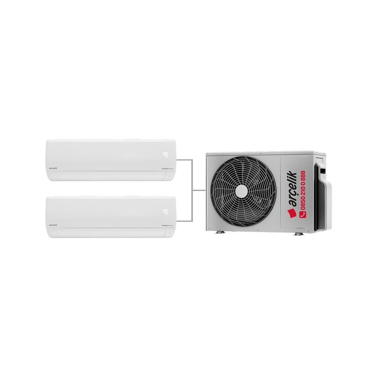 Arçelik 12+12 A++ 24000 BTU Multi Inverter Klima Enerji Tasarrufu Özelliği ile Verimli Soğutma